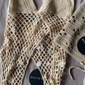 White Fox Crochet Cover-Up